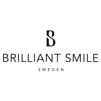Brilliant Smile logo svart horisontell